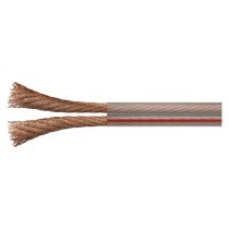 Przewód nieekranowany 2x2,50 OFC przeźroczysty, 100m