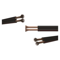 Dvojlinka ECO 2x0,5mm, čierno/červená, 100m