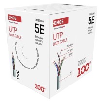 Datový kábel UTP CAT 5E PVC Basic, 100m
