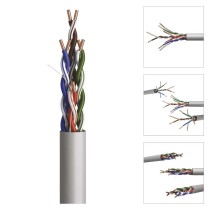Datový kábel UTP CAT 5E PVC CCA, 100m