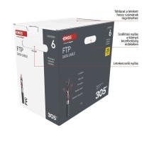 EMOS FTP kábel CAT6 305m