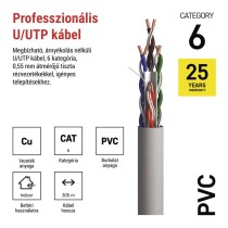 EMOS UTP kábel CAT6 305m
