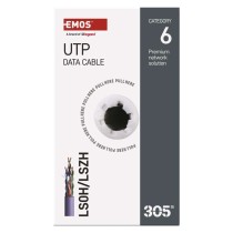 Datový kábel UTP CAT 6 LSZH, 305m