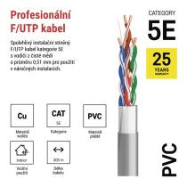 Datový kabel FTP 5E, 305m