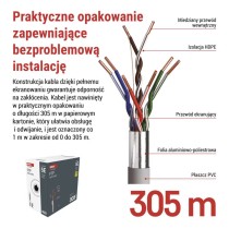 Kabel Ftp Cat5e, 305m