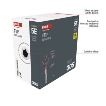 Kabel CAT5E FTP 305M
