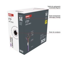 Kabel Ftp Cat5e LSZH, 305m