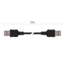USB kábel 2.0 A vidlica – A vidlica 2m