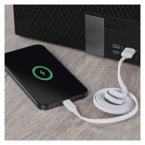 Nabíjací a dátový kábel USB-A 2.0 / Lightning MFi, 1 m, biely