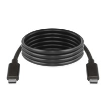 Kabel USB 2.0, wtyk C - C, szybkie ładowanie, transmisja danych, 1 m, czarny