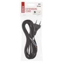 Flexo šňůra PVC 2x 0,75mm2, 5m, černá