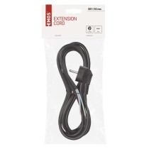 Flexo šňůra PVC 3x 1,0mm2, 3m, černá