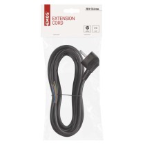 Flexo šňůra PVC 3x 1,5mm2, 3m, černá