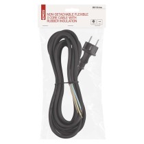 Flexo šňůra gumová 3x 1,5mm2, 5m, černá