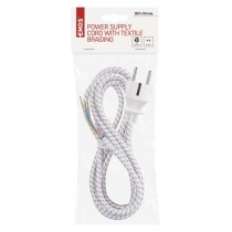 Flexo šňůra opředená 3x 0,75mm2 k žehličce, 2,4m