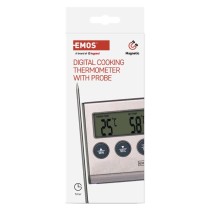 Digitālais grila termometrs ar taimeri, vadu sensors E2157