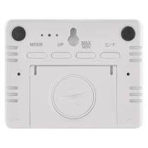 Digitální teploměr s vlhkoměrem, bezdrátové čidlo, budík, datum E6210