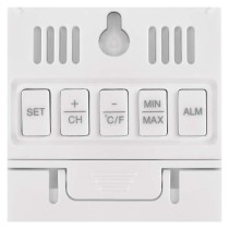 Digitális hőmérő páratartalom-mérővel, vezeték nélküli érzékelővel, óra, dátum E0558W