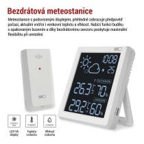 Domácí bezdrátová meteostanice E8647W
