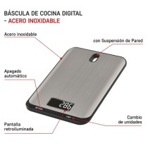 Digitálna kuchynská váha EV026, strieborná