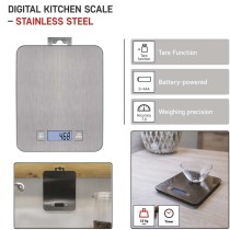 Digitálna kuchynská váha EV023, strieborná