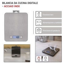 Digitálna kuchynská váha EV023, strieborná