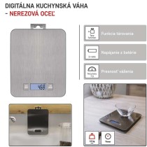 Digitálna kuchynská váha EV023, strieborná