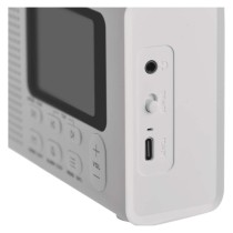 Prenosné rádio s Bluetooth, DAB / DAB+ / FM, biele