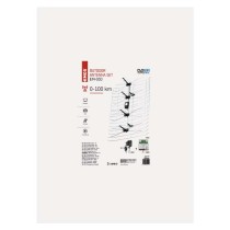 Anténa vonkajšia EM-030, 0–100 km, DVB-T2, DAB, filter LTE/4G