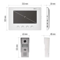 Sada videovrátnika EMOS EM-03M 2WIRE