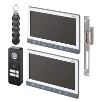 Set videodomofona EM-10AHD za 2 uporabnika z el. ključavnico odpr./zapr.