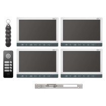 EMOS Videó kaptulefon szett beltéri egység, ajtózár (H3018+4xH3015+D1139)