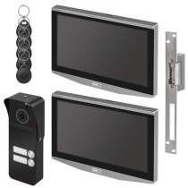 Video-Türsprechanlagen-Set  IP-750 für 2 Teilnehmer mit el. Schloss