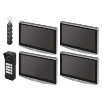 Video-Türsprechanlagen-Set IP-750 für 4 Teilnehmer