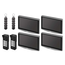 Video-Türsprechanlagen-Set IP-750 mit 2 Eingängen für 4 Teilnehmer