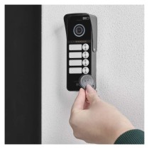 Sada videotelefonu EM-10AHD se 2 vstupy pro 4 účastníky a 2 el. zámky otevř./zavř.