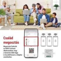 GoSmart kapcsolómodul IP-2103SZ, ZigBee, 1 csatornás (nem igényel N vezetéket)