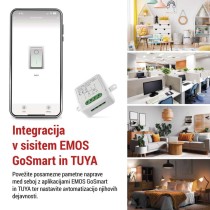 GoSmart stikalni modul IP-2103SZ, ZigBee, 1-kanalni (ne potrebuje žice N)