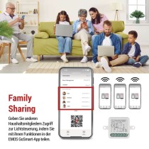 GoSmart Schaltermodul IP-2104SZ, ZigBee, 2-Kanal (kein N-Draht erforderlich)