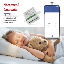 GoSmart modul spínací IP-2104SZ, ZigBee, 2-kanálový (nevyžaduje N vodič)