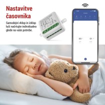 GoSmart stikalni modul IP-2104SZ, ZigBee, 2-kanalni (ne potrebuje žice N)