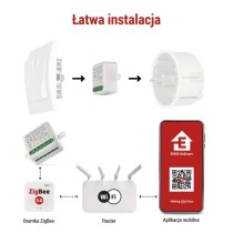 GoSmart Moduł ściemniacza IP-2112DZ, ZigBee, 2-kanałowy