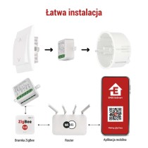 GoSmart Moduł rolety IP-2121CZ, ZigBee, 1-kanałowy