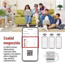 GoSmart motoros modul IP-2122CZ, ZigBee, 2 csatornás