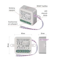 GoSmart modul motorický IP-2122CZ, ZigBee, 2-kanálový