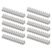 Kostka terminal block 12x6,00 mm biała 10 szt