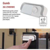 Nadomestni gumb za žične zvonce P57101, P57102