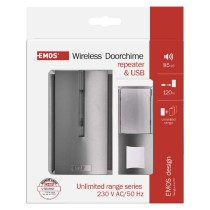 Domový bezdrôtový zvonček P5760 do zásuvky, možnosť predĺženia signálu