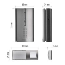 Domovní bezdrátový zvonek P5763 na 3x AA, s možností prodloužení signálu