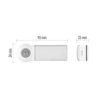 Kültéri tartalék nyomógomb P5723 csengőhöz, 1x CR2032